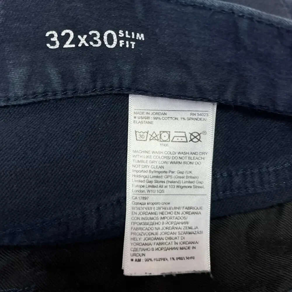 Banana Republic Traveler Blue Slim Fit Straight Stretch Denim Jeans Sz 32x30